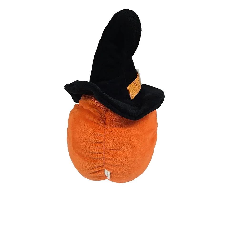 Teytoy Halloween Pumpkin with Hidden Cavity Plush Stuffed Toy 11 Inch